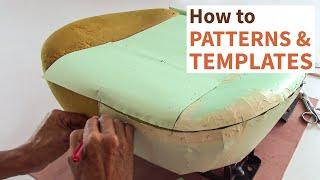 How to make patterns and templates | Automotive Upholstery Course