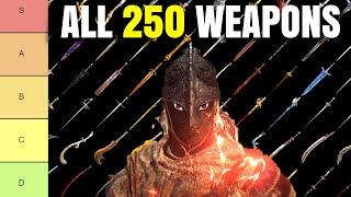 All 250 Elden Ring Weapons Tier List! Patch 1.10