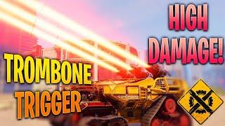 Crossout Trigger Trombone Gameplay  - SUPERMAN Laser Build