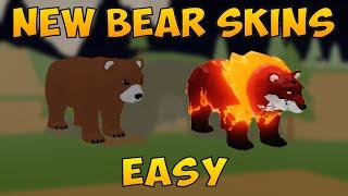 How to EASILY Get NEW Bear Skins (Roblox Animal Simulator)