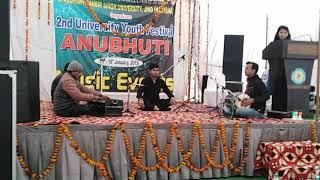 CRSU UNIVERSITY YOUTH FESTIVAL Jind song presents by मनोज वर्मा