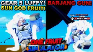 Becoming Gear 5 Luffy (Sun God Fruit) In Roblox One Fruit... Here's What Happened!