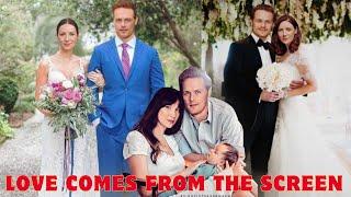 Love Steps Out of the Screen Sam Heughan and Caitríona Balfe, A Happy Family