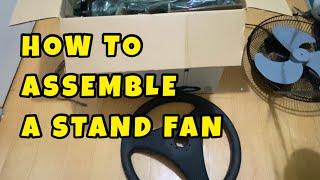 How To Assemble An Electric Fan | MITSU TECH Stand Fan 16“ MSF-16RB