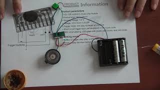 Музыкальный модуль YSJ-12S.modules China.music module