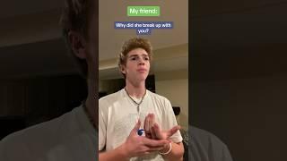 POV: Your girlfriend broke up with you #JustDW #Shorts (IB: @bradeybushman2495 )