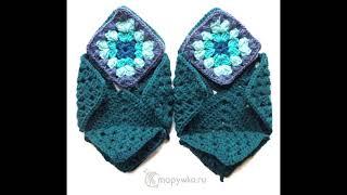 Crochet socks, slippers - quick tutorial