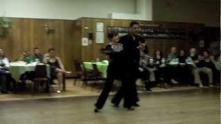 Hustle Dance Showcase at Roberto's Studio - Jaime Serna & Del Carpenter