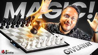 A day with DGT Pegasus - a magical chess board + a massive giveaway!