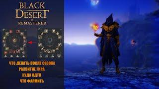 Black Desert БДО что делать после сезона 2024 Развитие гира до 700гскуда идти ,где фармить?