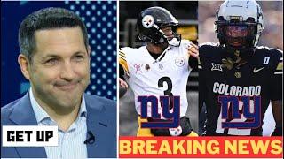 GET UP | Adam Schefter breaks down best plan for Giants to sign Russell Wilson & draft Travis Hunter