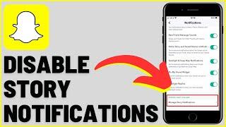 How To Turn Off Snapchat Story Notifications 2024