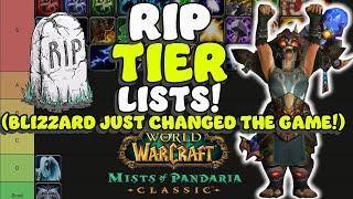 Blizzard DID IT! HUGE Class Balancing! Rip up your tier lists!
