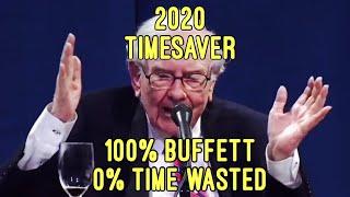 TIMESAVER EDIT 2020 Berkshire Hathaway Annual Meeting Full Q&A with Warren Buffett