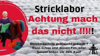 Strickmaschine Kauf Achtung