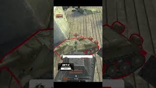 E 100!  КАК ЭТО ВЫТАЩИЛ!  WoT Blitz #shorts #вооруженныйвотблиц