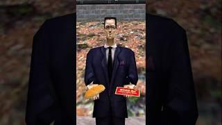 G-man trolls Freeman - BullSquid game  / Half-Life Bread and Lottery Social Experiment