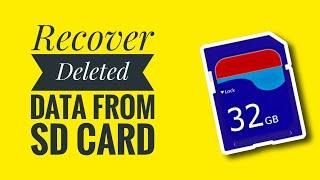 How to Recover Deleted Files, Photos from an SD Card