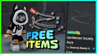 New FREE LIMITED UGC items , How to get FREE UGC LIMITED ITEMS Gentleman Society Aura on ROBLOX