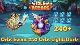 Idle Heroes - Prophet Orbs - Event 240 Orbs Light/Dark - Official Server