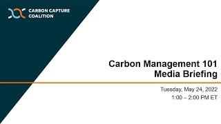 Carbon Management 101 Virtual Briefing with CCC