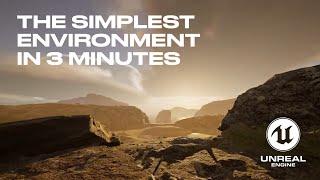 THE SIMPLEST ENVIRONMENT IN 3 MINUTES UE 5.1