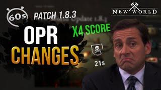 OPR Changes Patch 1.8.3 | New World