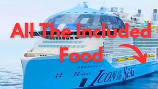 Icon of the Seas: So much food! Royal Caribbean Food Review.