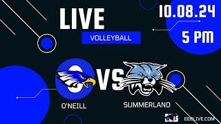 LIVE Volleyball O'Neill High School v. Summerland