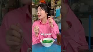 Koreans eat Indonesian food, kolang-kaling edition @noonarosa #shorts