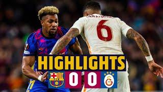 BARÇA 0-0 GALATASARAY I HIGHLIGHTS UEFA EUROPA LEAGUE 