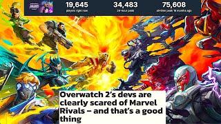 Blizzard Demands Players NOT Support Marvel Rivals + Woke Overwatch 2 Player Count TANKS