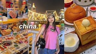 CHINA VLOG  | cyberpunk city, revolving hotpot, 13hr flight