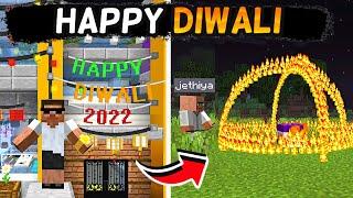 My First DIWALI with NOOB JETHIYA in Minecraft ..