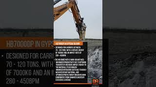 Epiroc's HB 7000 DP (Dust Protection) in a Gypsum Quarry.