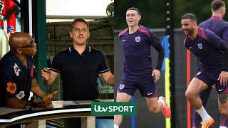 Neville & Wright DISAGREE on England's Best Formation | ITV Sport