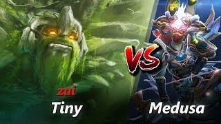How to Tiny offlane vs Medusa/Lion (feat. zai) | First 10 minutes