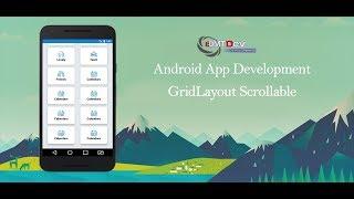 Android Studio Tutorial - Grid Layout Scrollable and Click to new Activity edmt dev