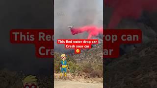 What Is the Red Water Dropped by Planes in LA Wildfires?#losangeles #foryou #technology #firefighter