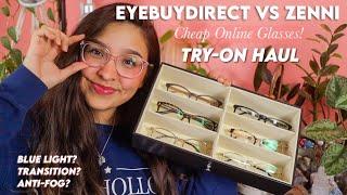 *HONEST* Eye Buy Direct vs Zenni Review | Buying Cheap Glasses Online! Try On Glasses Haul!