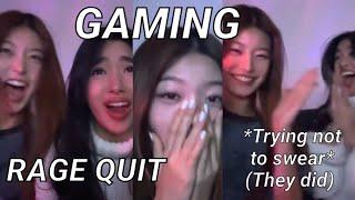 Yoonchae and Sophia getting STRESSED whilst gaming