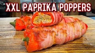 gefüllte Paprika vom Grill - Westmünsterland BBQ