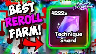 [2 Codes] New Best Reroll Farm Methods in Anime Last Stand! (Technique Shards Farm)