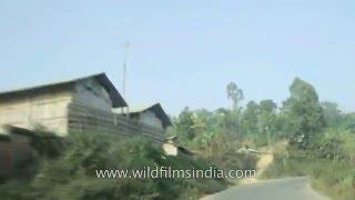 Driving on Imphal Jiribam National Highway (37) to Tamenglong