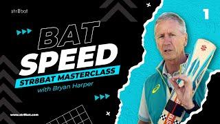 Bryan Harper Masterclass on Bat Speed | str8bat Cricket Bat Sensor