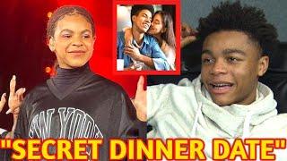 BLUE IVY CAPTURED ON A SECRET DINNER DATE WITH NELLY SON CORNELL HAYES IN LA. see more .....