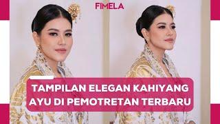 6 Potret Tampilan Elegan Kahiyang Ayu Kenakan Dress dan Aksesori Serba Emas di Pemotretan Terbaru