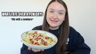 WHAT I ATE OVER A FEW DAYS AS A NEW MUM  | ad