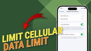 How To Set A Cellular Data Limit On iPhone