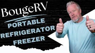 Bouge RV portable refrigerator freezer tested and powered with ecoflow River 2